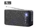 Bocina Portátil Con Carga Solar Bluetooth/radio/fm/usb/micro