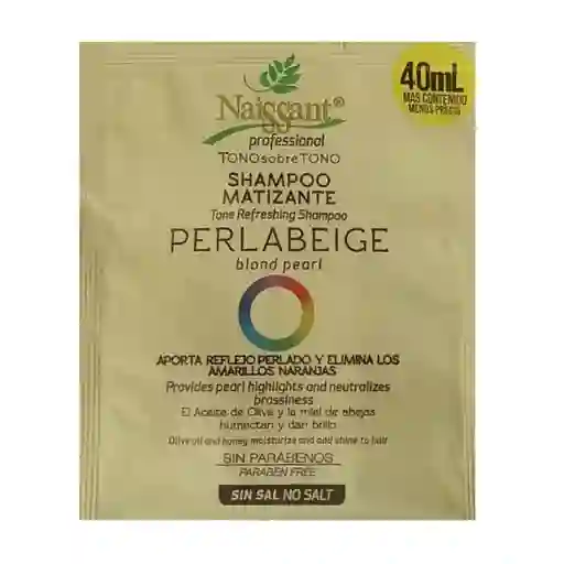 Naissant Sachet Shampoo Tono Sobre Tono (perla Beige)