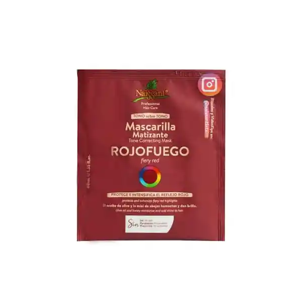 Naissant Sachet Mascarilla Matizante Tono Sobre Tono (rojo Fuego)