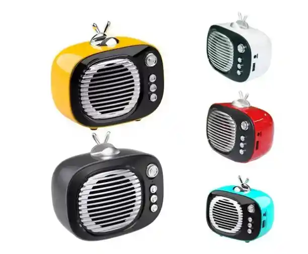 Bocina Portatil Radio Fm 2 Pulgadas Aux Usb Bluetooth Tws