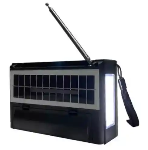 Altavoz Radio Portátil Carga Solar Inalámbrico 8 Bandas