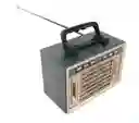 Radio Fm Vintage Con Bluetooth Y Luz Led