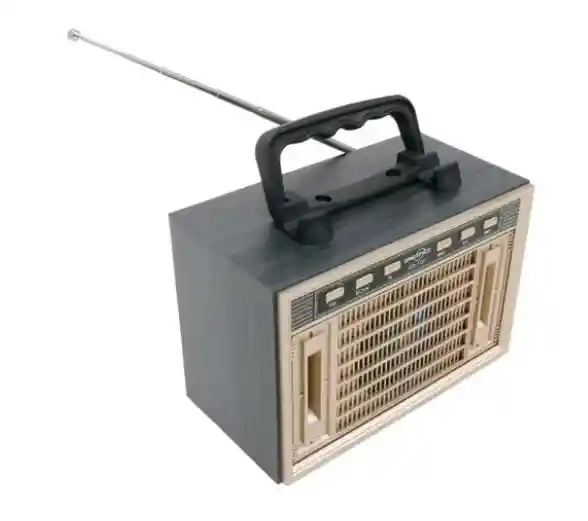 Radio Fm Vintage Con Bluetooth Y Luz Led