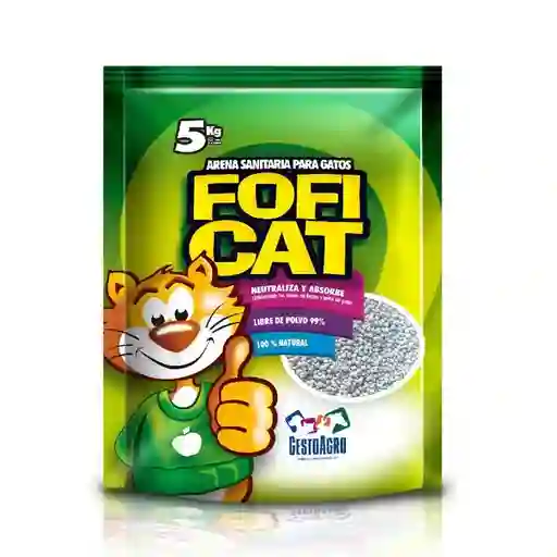 Foficat Arena Sanitaria Para Gato Aroma Manzana Verde