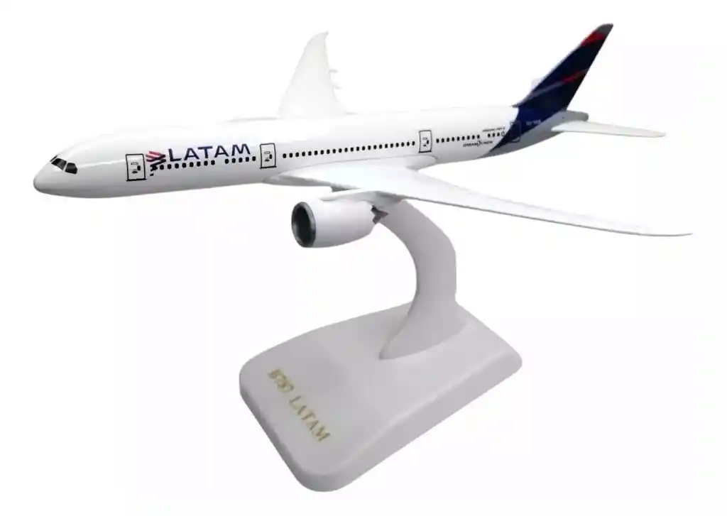 Avión De Colección Latam Boeing 787 Blanco Aircraft Model