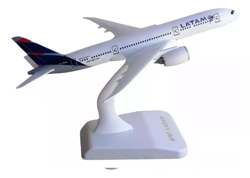 Avión De Colección Latam Boeing 787 Blanco Aircraft Model