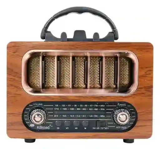 Radio Am /fm Bluetooth Vintage Sd/usb