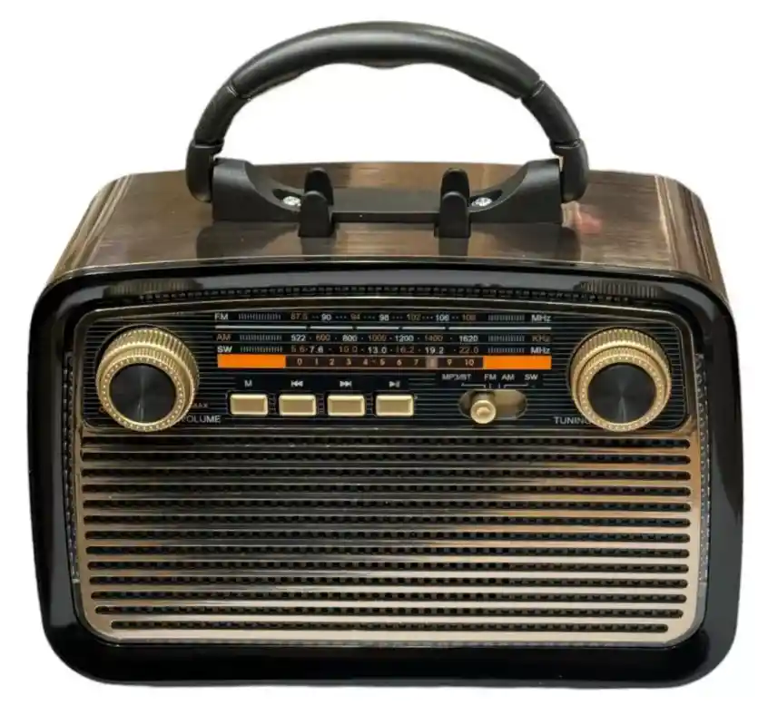 Radio Portátil Bluetooth Ktf-1467 Am/fm Vintage