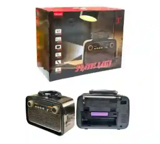Parlante Luz Solar Con Altavoz Radio Fm Para El Hogar