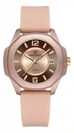 Reloj Naviforce Sport Nf7107 Mujer Goma + Estuche