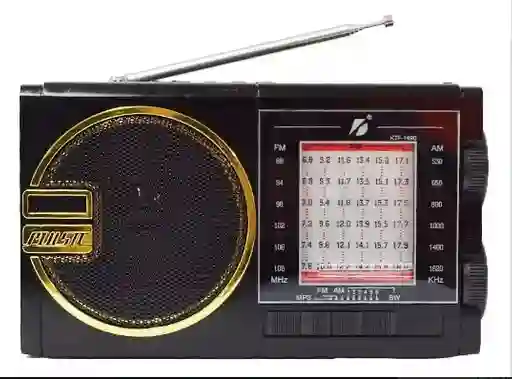 Radio Bluetooth Am/fm Luz Led De Emergencia Y Panel Solar