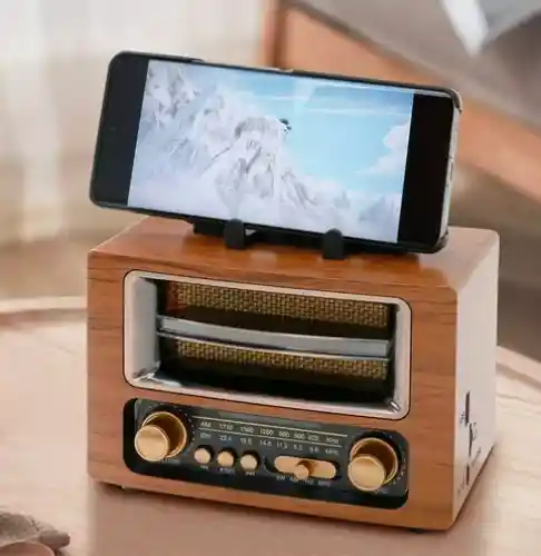 Radio Retro Kbroad Recargable Modelo: Ktf-2013
