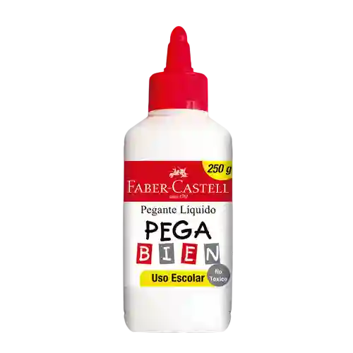 Pegante Liquido Escolar Pega Bien Faber Castell 250 Gr.