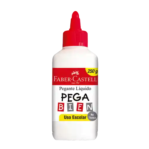Pegante Liquido Escolar Pega Bien Faber Castell 250 Gr.