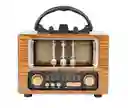 Radio Am /fm Bluetooth Recargable Estilo Vintage