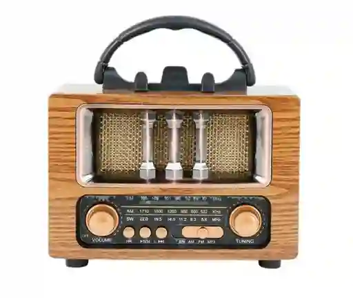 Radio Am /fm Bluetooth Recargable Estilo Vintage