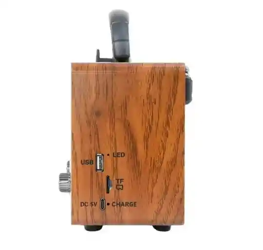 Radio Am /fm Bluetooth Recargable Sd / Usb