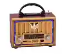 Radio Retro De Banda Completa Altavoz Bluetooth Portátil