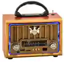 Radio Retro De Banda Completa Altavoz Bluetooth Portátil