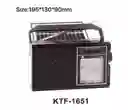 Radio Portatil Am Fm Sw 8 Bandas Solar Con Linterna
