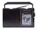 Radio Portatil Am Fm Sw 8 Bandas Solar Con Linterna
