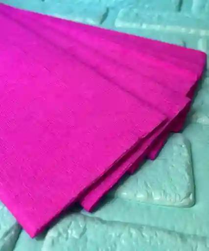 Papel Crepe Pliego Fucsia Unidad