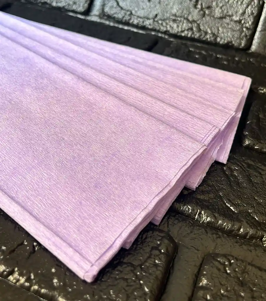 Papel Crepe Pliego Lila Unidad