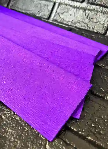 Papel Crepe Pliego Morado Unidad