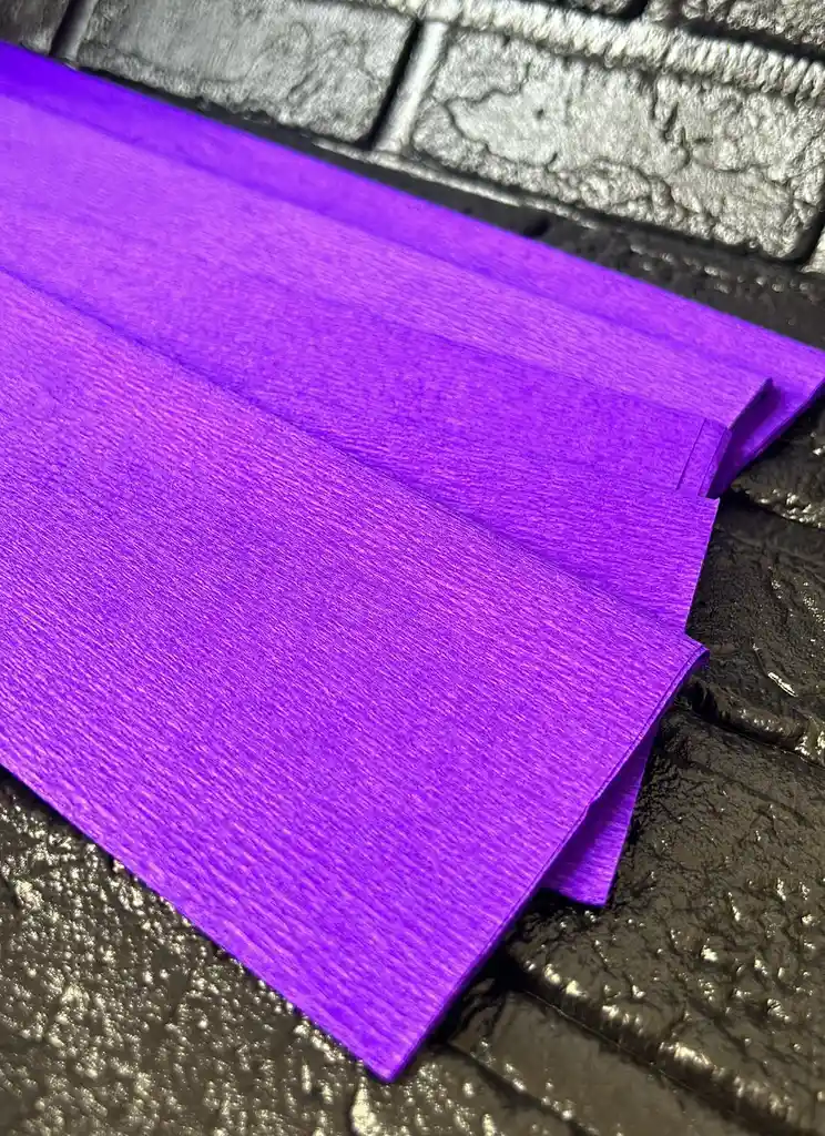 Papel Crepe Pliego Morado Unidad