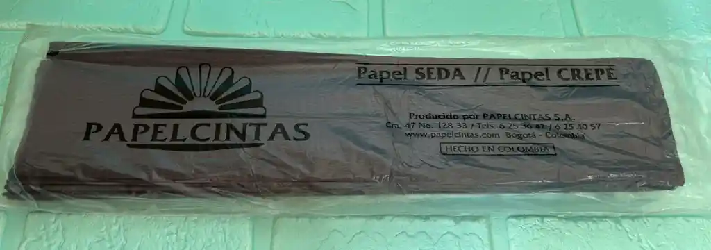 Papel Crepe Pliego Negro Unidad