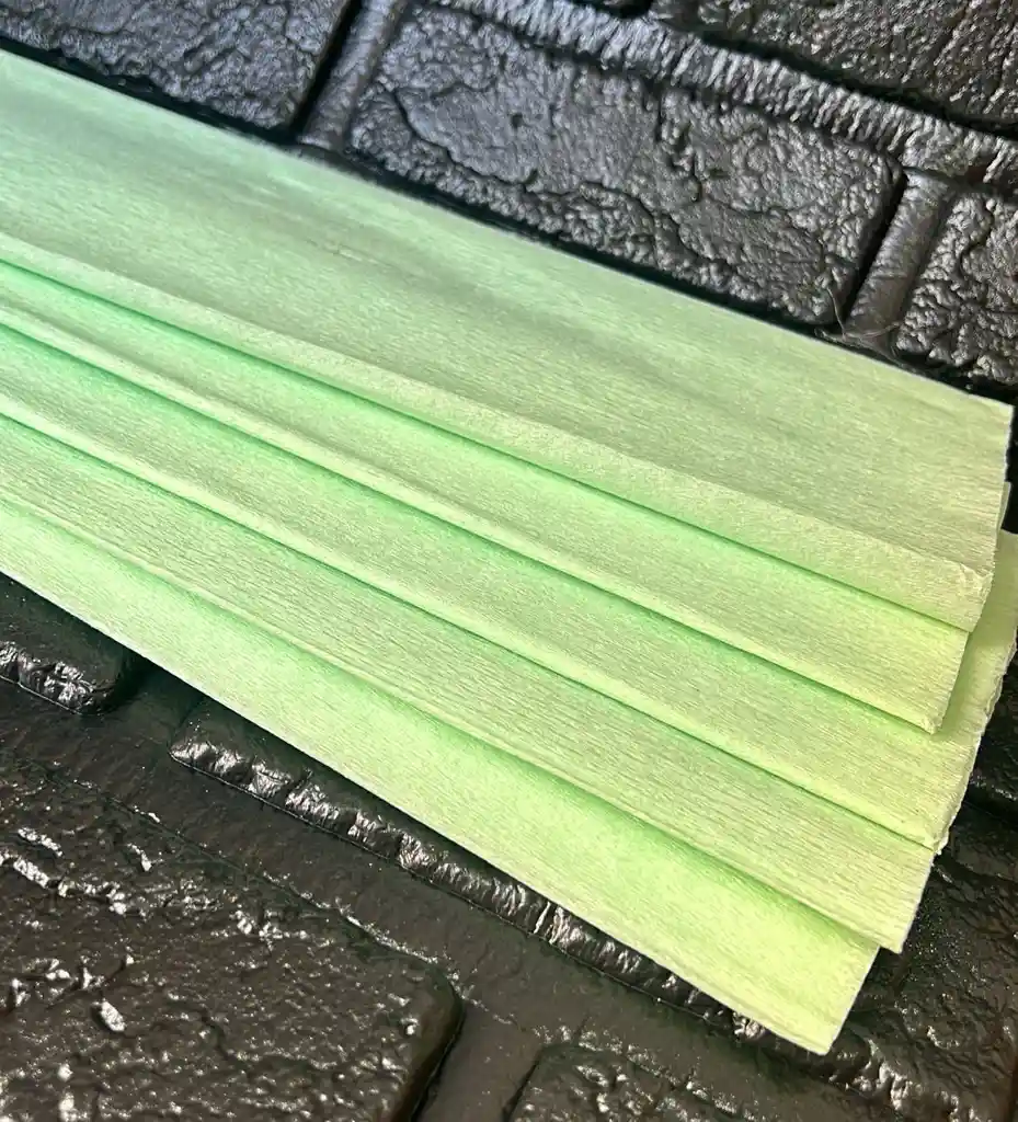 Papel Crepe Pliego Verde Menta Unidad