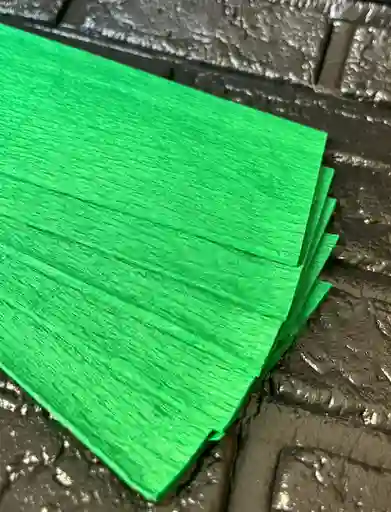 Papel Crepe Pliego Verde Oscuro Unidad