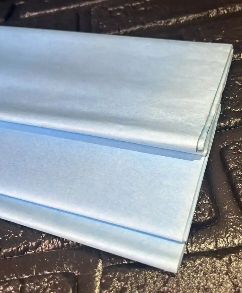 Papel Seda O Papelillo Azul Claro X25 Pliegos
