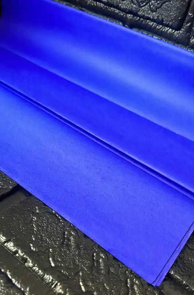 Papel Seda O Papelillo Azul Oscuro X25 Pliegos