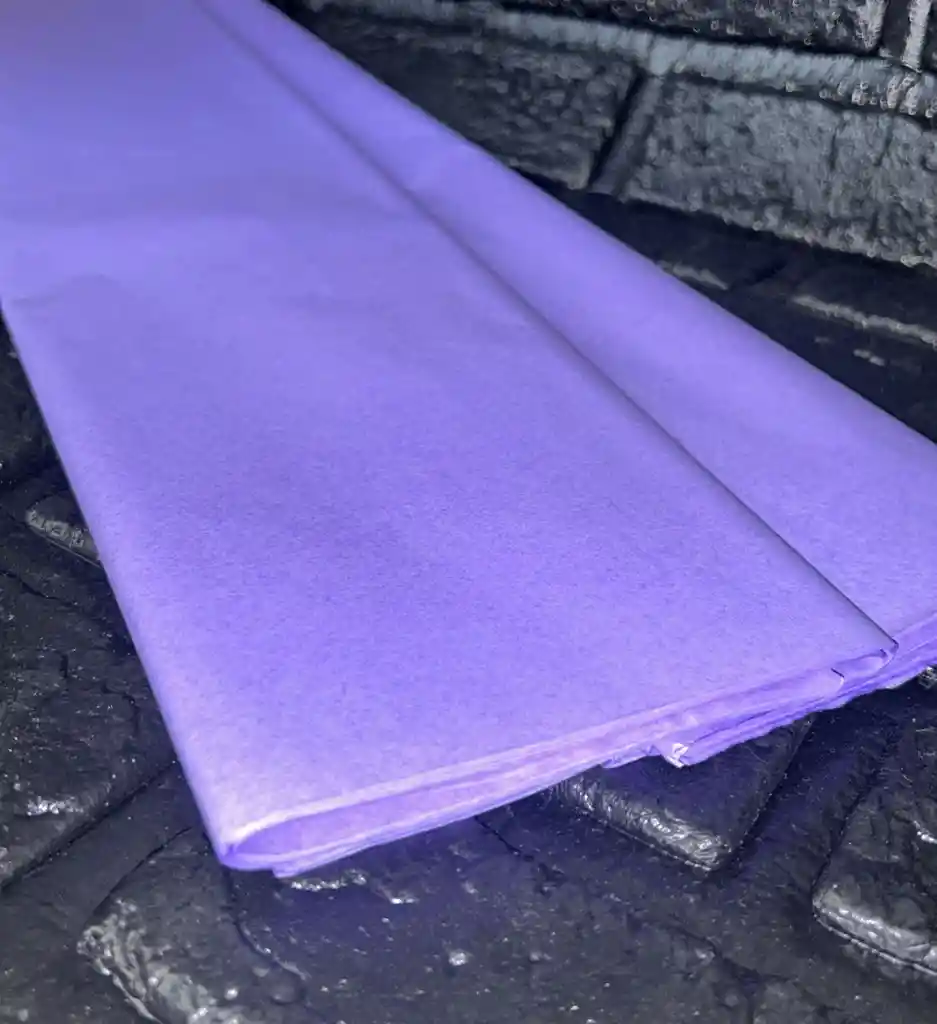 Papel Seda O Papelillo Lila X25 Pliegos