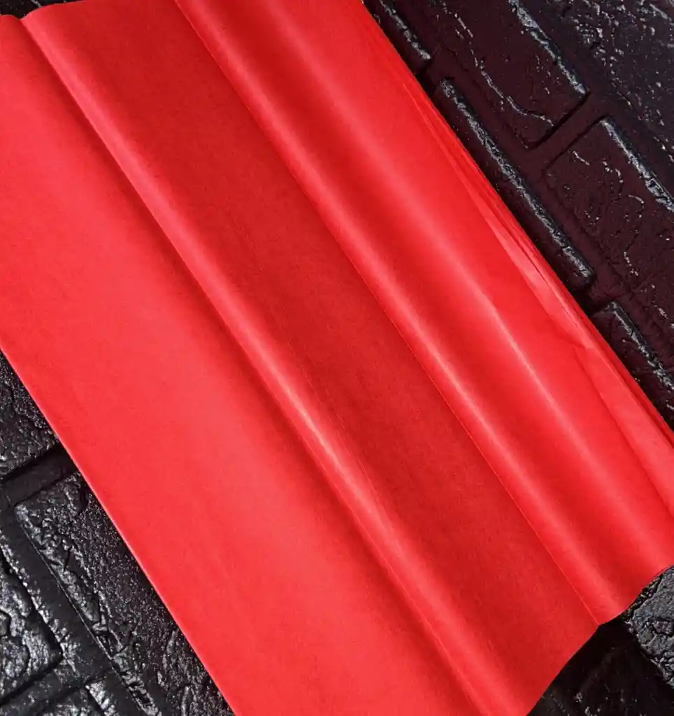 Papel Seda O Papelillo Rojo X25 Pliegos