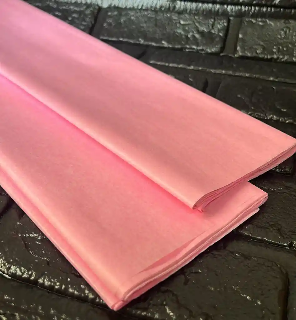 Papel Seda O Papelillo Rosado X25 Pliegos