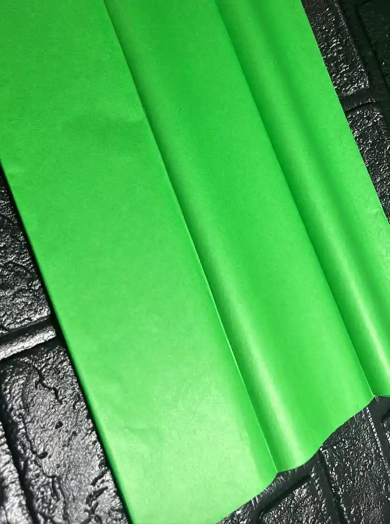 Papel Seda O Papelillo Verde Claro X25 Pliegos