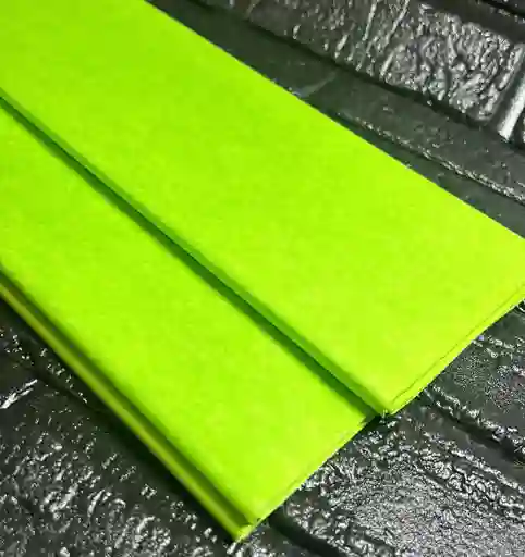 Papel Seda O Papelillo Verde Manzana X25 Pliegos