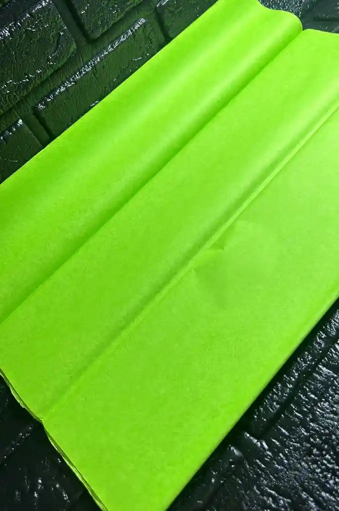 Papel Seda O Papelillo Verde Manzana X25 Pliegos