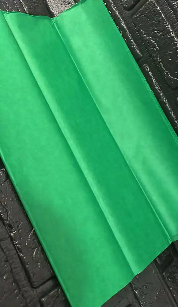 Papel Seda O Papelillo Verde Oscuro X25 Pliegos