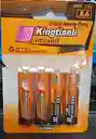 Baterias Pila Aa 1.5v De Carbón Kingtianli Pack X 4 Unidades