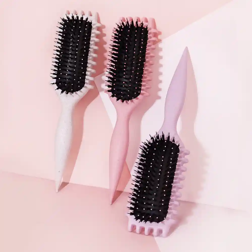 Cepillo Curly Definidor Para Cabello Rizado Ondulado