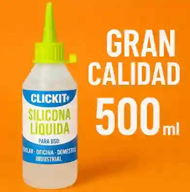 Silicona Liquida Grande 500ml - Clickit