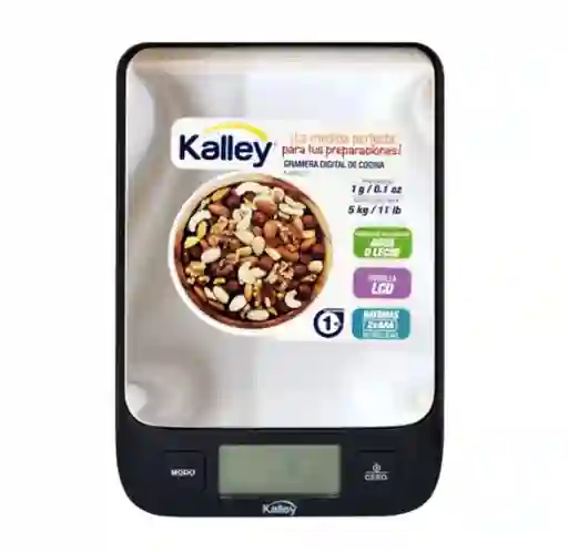 Gramera Kalley De Cocina Balanza Digital Bascula 5 Kg 11lb