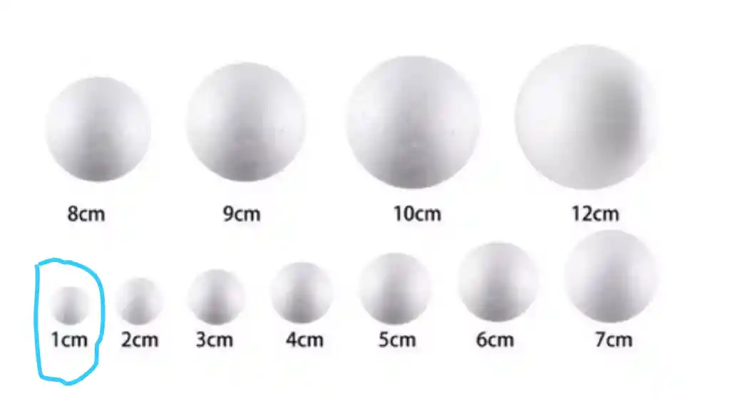 Paquete X 10 Bolas De Icopor # 1