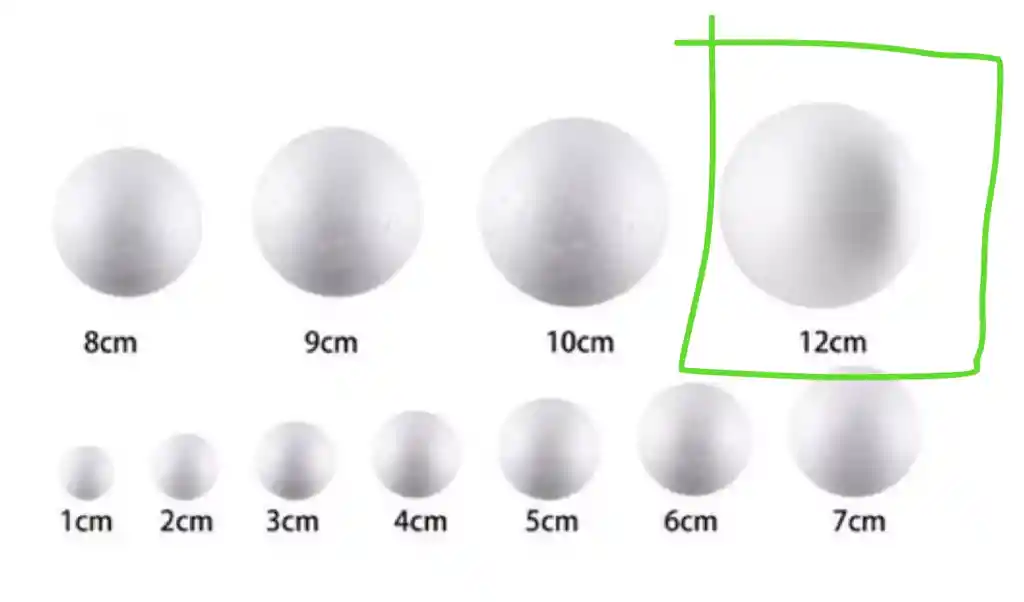 Bolas De Icopor # 12 Por Unidad