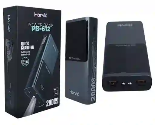 Power Bank 20000mah Carga Super Rapida De 22.5w Harvic