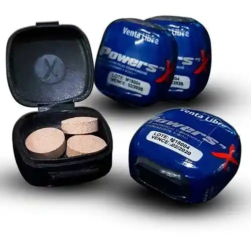 Potencializador Sexual Power X Masculino *4unid