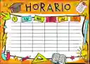 Horario De Clases Laminas
